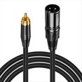 thumbnail image 2 of Cable XLR Macho A Macho, Cable Conector Chapado en , Adaptador de Cable de Audio para Micrófono XLR con Protección Coaxial de 16,4 Pies, 2 of 5