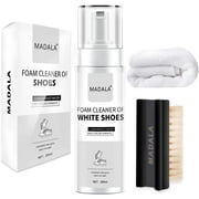 Madala Shoe Cleaner Kit, 6.7oz, White Sneaker Cleaner with Brush and Towel, Shoes Cleaning Kit for White Shoe Tennis Shoe, White
