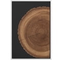 thumbnail image 6 of Framed Canvas Print Tree Ring Wall Art Rustic Nature Decorative for Living Room Bedroom - 16"x24" WHITE, 6 of 8
