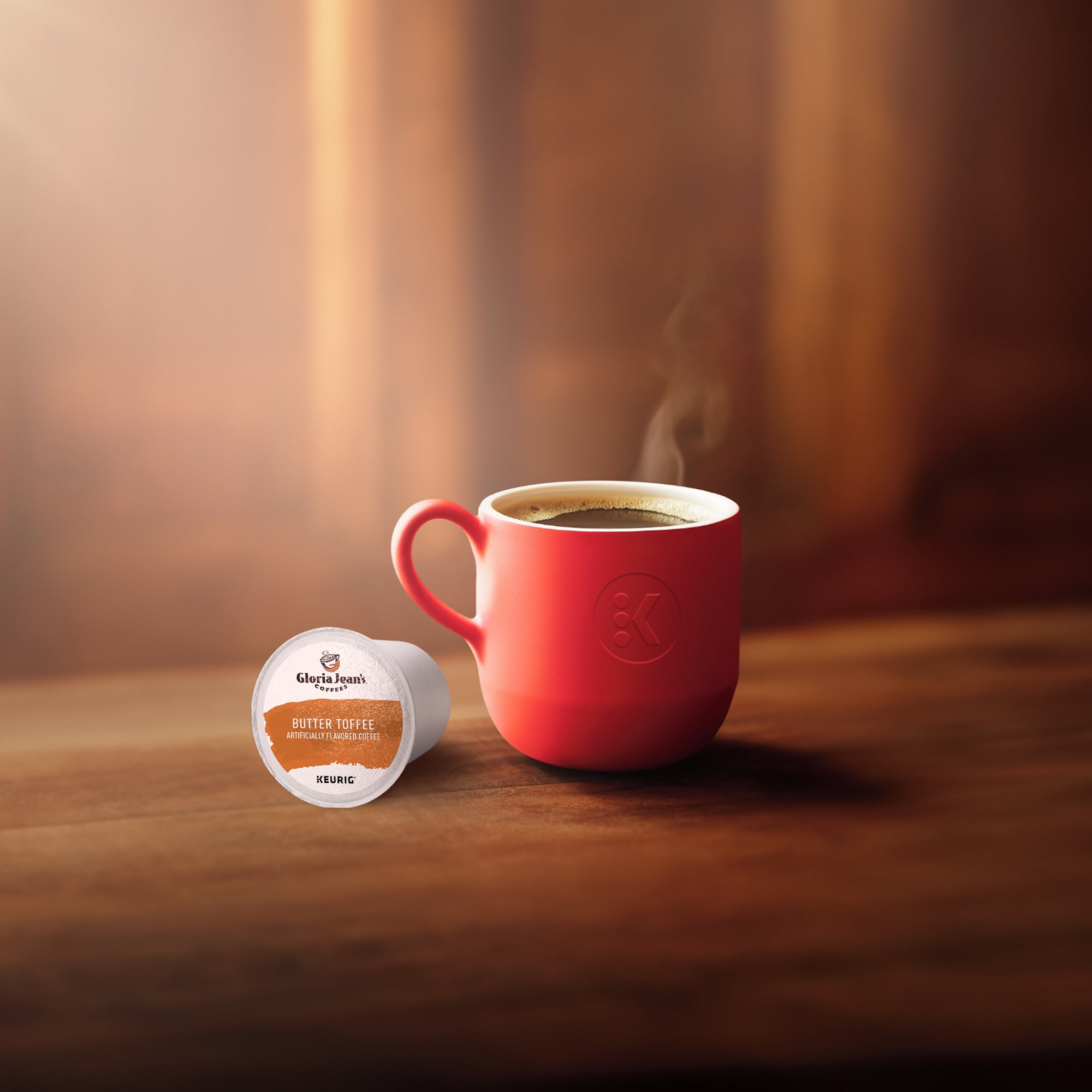 Gloria Jean's Butter Toffee Coffee, Medium Roast, Single
