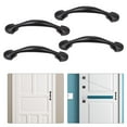 thumbnail image 1 of OULII 4 Pcs Retro Black Handle Zinc Alloy For Furniture Hardware, 1 of 8