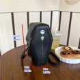 thumbnail image 2 of Gothic Coffin Shaped Novelty Bag, Horror Dark Crossbody Bag, Women's Fashion Handbag & Shoulder Purse For Halloween, 2 of 4