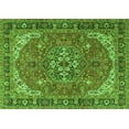 thumbnail image 1 of Ahgly Company Indoor Rectangle Medallion Green Traditional Area Rugs, 8' x 10', 1 of 1