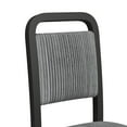 thumbnail image 4 of Woodridge  Dining Side Chair with Grey Fabric in Black with Grain (2 Per Carton), 4 of 8