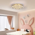 thumbnail image 4 of Modern Ceiling Lamp Crystal Led Sun Moon Design Chandelier Pendant Light Luminaire Fixtures Living Dining Room Bedroom Decor My Lux Decor Round, 4 of 8