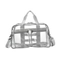 thumbnail image 4 of freneci Clear Tote Bag Lightweight Shoulder Bag for Travel Concert Beach Music Festival Light Gray, 4 of 8