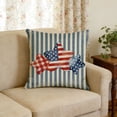 thumbnail image 4 of USA 250th Anniversary Throw Pillow Cover, Independence Day Patriotic Pillowcase for Couch, Sofa, Bed, Home Living Room Decor, No Pillow Core Included for Anniversary Holiday Decoration, 18*18in, E, 4 of 7
