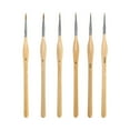 thumbnail image 2 of LSLJS 6 PCS MINIATURE DETAIL PAINT BRUSH SET Ultra Fine Three Sided Line Marker Watercolor Watercolor Gouache Fine Brush, Pen Pen, 2 of 7