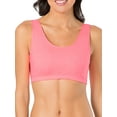 thumbnail image 2 of Fruit of the Loom Women's Tank Style Cotton Sports Bra, 3-Pack, Style-9012, 2 of 6