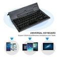 thumbnail image 3 of Portable Folding Bluetooth Keyboard with Holder for iPad Smartphone, Black, 3 of 8