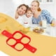 thumbnail image 1 of Fiudx Molde Multifuncional para Tortillas de 4 Agujeros, de Silicona, Fácil de Desmoldar, Antiadherente, Ideal para Desayunos, Fiestas Familiares, 35 X 20 X 19 Cm, 1 of 6
