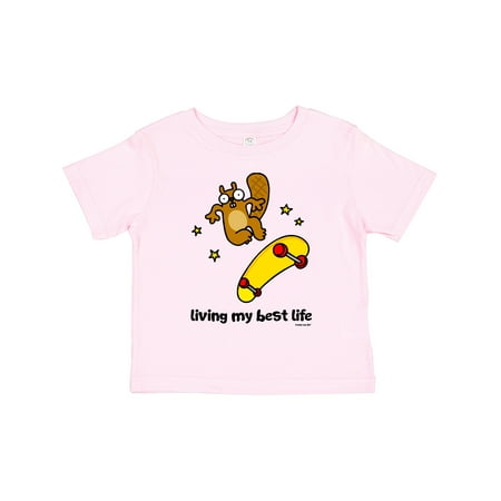 

Inktastic Living My Best Life Gift Toddler Boy or Toddler Girl T-Shirt