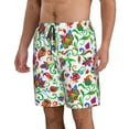 thumbnail image 2 of Naloa Paisley Men's Beach Shorts, Surfing shorts, Swim trunks, Quick Dry Swim Trunks for Surfing Beach Fun - Medium, 2 of 9