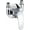 Chrome B, variant on Shower Mixing Valve Brass shower diverter 3 way 3/4, shower head diverter with handheld mount Hot And Cold shower splittershower head adapter,Chrome A