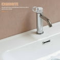thumbnail image 3 of HEALEEP Sink Handle Faucet Handle Copper Silver Simple and Modern 1Pack, 3 of 8