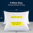 thumbnail image 3 of Sertapedic Ultra-Support Extra Firm Bed Pillow, King, 3 of 12
