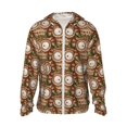 thumbnail image 1 of Balery Beautiful Owl Sudadera ligera de manga larga con capucha y protección solar UPF 50+ para hombre y mujer, ideal para pesca y running-XX-Large, 1 of 7
