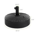 thumbnail image 4 of Greemotion Fab 17.75" Black Plastic Fillable Free Standing Umbrella Base, 4 of 8