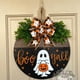 thumbnail image 1 of Colgador de puerta para patio trasero de Halloween, letrero redondo para puerta delantera, dibujos animados para valla de patio FLhrweasw Nuevo, 1 of 6