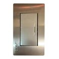 thumbnail image 1 of Placa Metalica Con 1 Apagador Sencillo ADIR Ad-4670 negro, 1 of 3