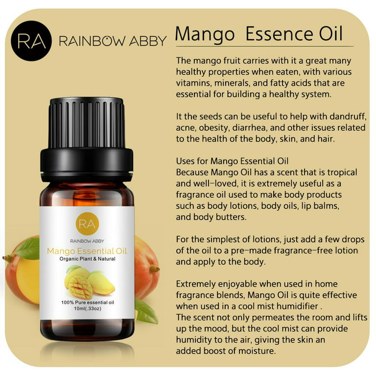 Mango Essential Oil 100% Pure Organic Therapeutic Grade Mango Oil