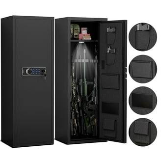 Sports Afield SA5514GS 14 Gun Cabinet Black Key Lock - Walmart.com