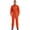 Orange, variant on Men's Long Sleeve Coverall One Piece Workwear Jumpsuits Mechanics Uniform with Pockets Workshops Factory Working Overall Navy Blue 3XL/185