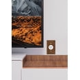 thumbnail image 4 of WIRESTER 1-Gang 1.406-Inch Hole Device Telephone/Cable Blank Receptable Wall Plate Cover, Red Brown Wood, 4 of 6