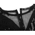 thumbnail image 6 of PrettyGuide Women's 1920s Gatsby Dress Long Fringe Vintage Sequin Art Deco Cocktail Flapper Dress, 6 of 7