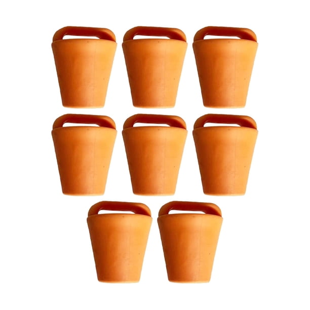 Kit de 8 tapones para drenaje de kayak, de TPE, portátiles, para canoa Naranja
