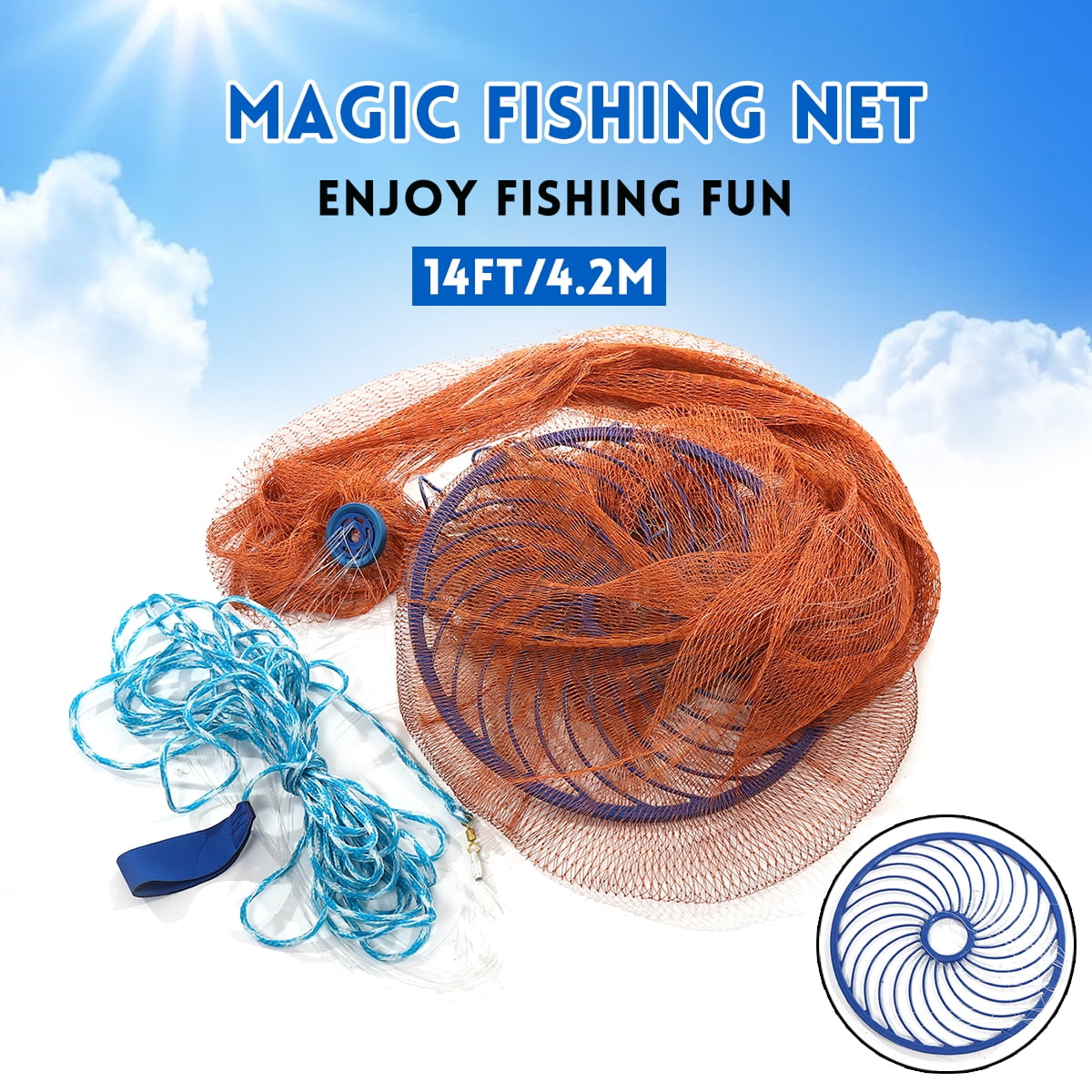 hand cast fishing net