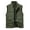 Olive Green, variant on WREESH Fashion Vest Men'S Thin Workwear Solid Color Stand Collar Sleeveless Jacket Tank Tops Olive Green