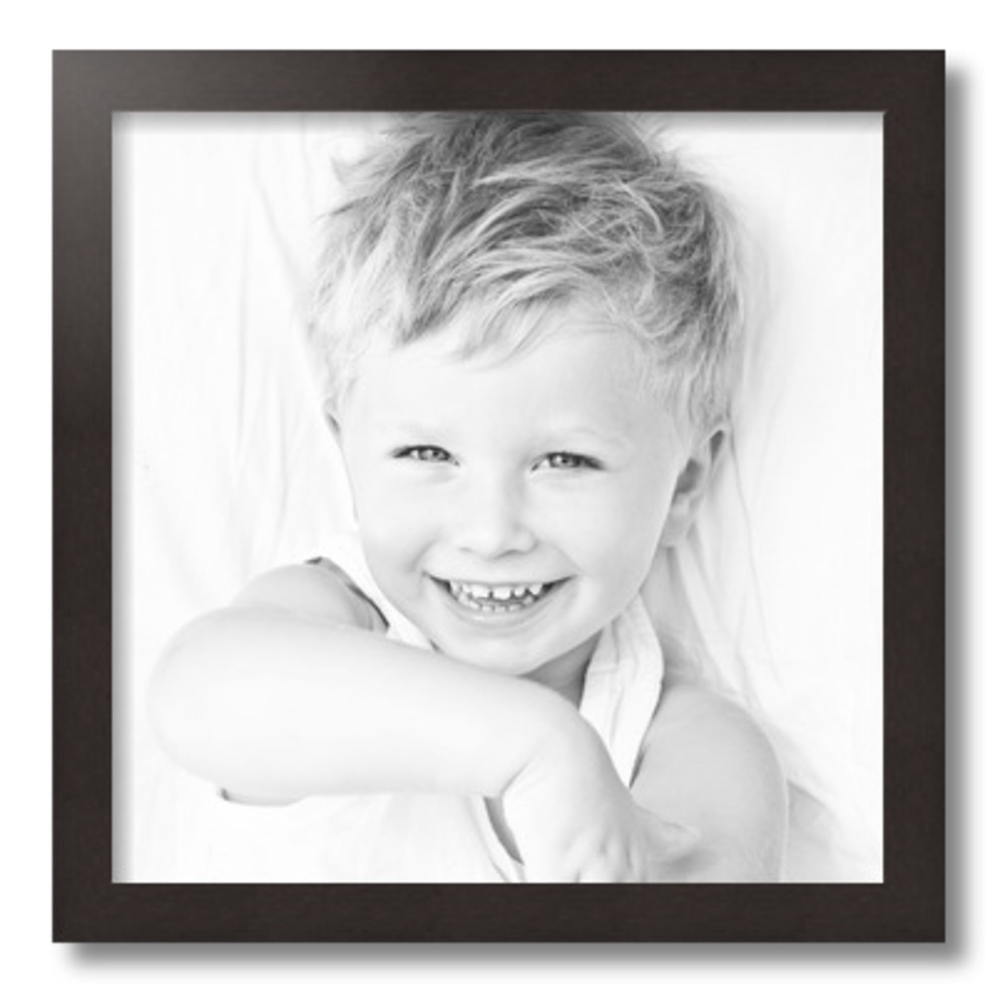 ArtToFrames 16" x 16" Coffee Picture Frame, 16x16 inch Brown MDF Poster Frame (WOM-3913)
