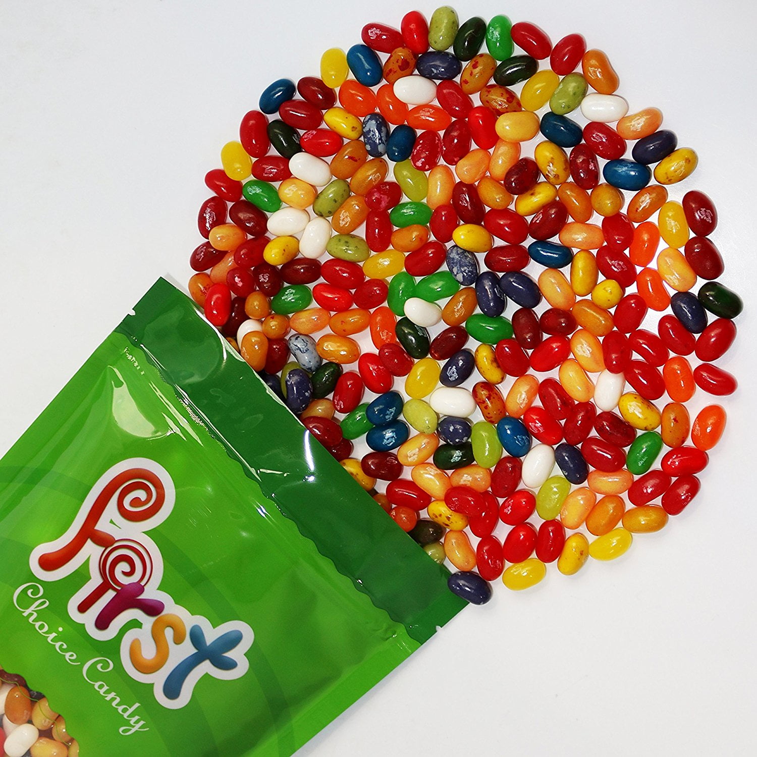 FirstChoiceCandy Jelly Belly Fruit Bowl Jelly Beans 1 Pound Resealable
