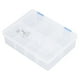 thumbnail image 3 of Organizador de piezas pequeñas, caja de almacenamiento transparente de 7 rejillas, contenedor de almacenamiento de compartimentos de plástico PP con divisor extraíble, 3 of 12