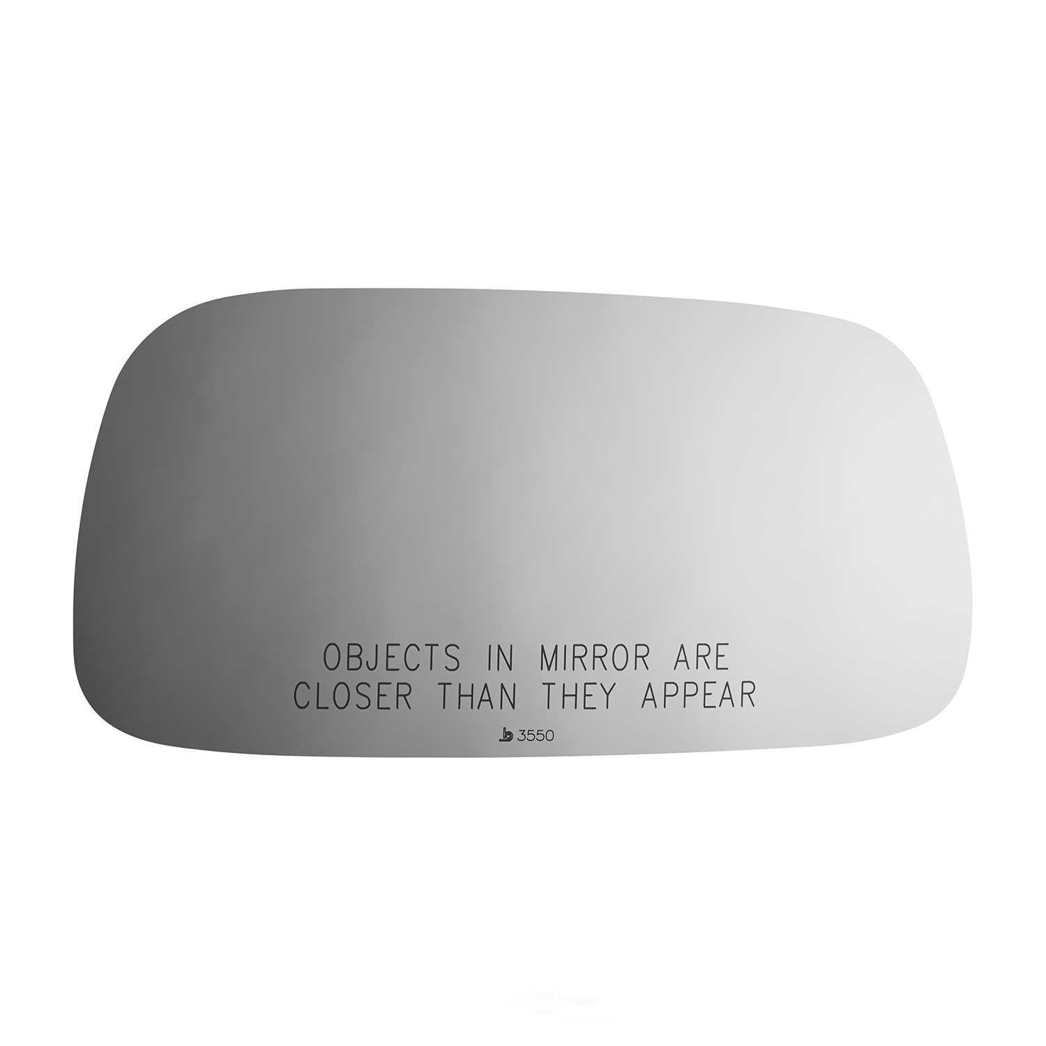 Burco Side View Mirror Replacement Glass - Clear Glass - 3550