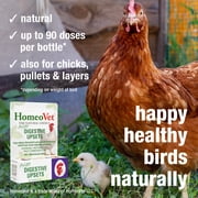 HomeoPet Avian DIGESTIVE UPSETS Digestive Health Support Drops for Birds & Chickens, 15 mL