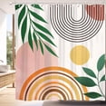 thumbnail image 7 of Boho Shower Curtain Waterproof 72x72 Inches Mid Century Shower Curtains for Bathroom Abstract Modern Minimalist Shower Curtain Set Home Bathroom Curtain Decor with 12 Hooks DIY, 7 of 7
