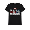 thumbnail image 1 of Marvel Comics T-Shirt pour Adulte Falcon & Winter Soldier en Coton avec Logo Textuel, 1 of 3
