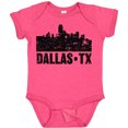 thumbnail image 3 of Inktastic Dallas Texas City Skyline with Grunge Boys or Girls Baby Bodysuit, 3 of 5