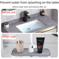 Faucet drain mat faucet splashproof water mat kitchen sink drying mat