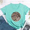 thumbnail image 1 of Camiseta con cuello en V Cheetah basketball love Verde L FLhrweasw  Para estrenar, 1 of 1