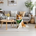 thumbnail image 5 of ZhyrZng St Patricks Day Dog Bandana Adjustable - Pet Scarf Handkerchief for Puppy Cat featuring Festive Shamrock Print, Washable Costume Accessories for Holiday Party Decor, 5 of 7