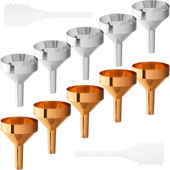 WASHWEPE 12Pcs Mini Pipettes For Lab Use And Travel 1.38X0.98X0.98In Silver Plastic Powder Transfer