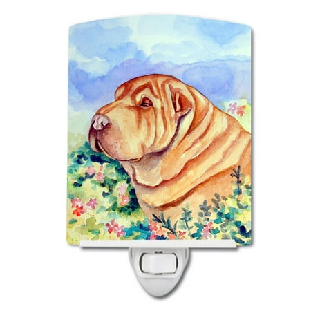 

Caroline s Treasures 7271CNL Shar Pei Ceramic Night Light 6x4x3 multicolor
