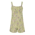 thumbnail image 5 of Combinaison Shorts pour Femmes, Combinaison Décontractée Imprimée Camisole, 5 of 5