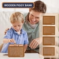 thumbnail image 3 of sunsanly Wooden Money Box with Counter Marker Pen Piggy Bank with Money Target Numbers Coin Cash Container Money Saving Challenges Box Kids Adults Gift, 3 of 8