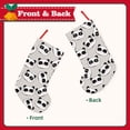 thumbnail image 2 of Salouo Cute Panda Print Christmas Decorations Stockings 1 Pack 18'' Xmas Stockings Holiday Stocking Personalized Farmhouse Decor for Home Family Party Tree, 2 of 7