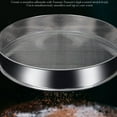 thumbnail image 4 of Injueey Plata fácil de limpiar mantenimiento del filtro de malla para cocineros ocupados tamiz de harina de acero inoxidable Cocina y Comedor, 4 of 6
