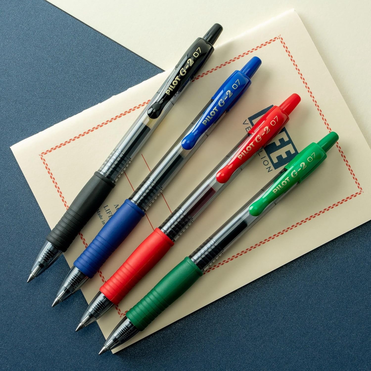 G2 Retr Gel Ink Roller Ball Pen, CR Brl, 8 Asstd Ink Colors, Fine, 8/pk, 3 SETS